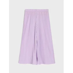 Sinsay - Plisirane pantalone sa elastičnim pojasom - lavanda