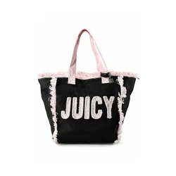 Juicy Couture Nakupovalna torba Mirna roza/črna