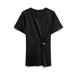 VERO MODA Majica  črna