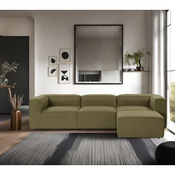 Atelier del Sofa Ugaona garnitura Fora 296x66x185cm Zelena