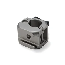 Tilta 15mm Rod Clamp Mounting Adapter with Cold Shoe (1/4-20) - Titanium White