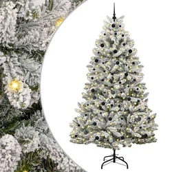 Umjetno božićno drvce Zelena i bijela 240 cm PVC i metal