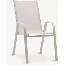 Stacking chair LEKNES beige