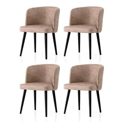 Hanah Home Set trpezarijskih stolica Zen 4201 V4, 4 komada, Bež