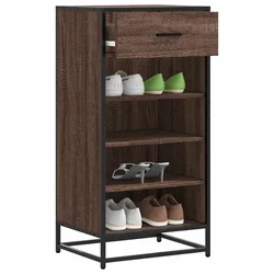 Stalak za cipele boja hrasta 48x38x97,5 cm konstruirano drvo