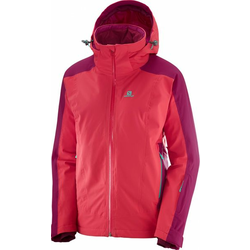 Salomon Brilliant Jkt W Hibiscus/Cerise S