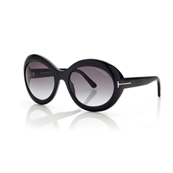 TOM FORD Ženske naočare za sunce Liya 0FT0918 01B60, Crne