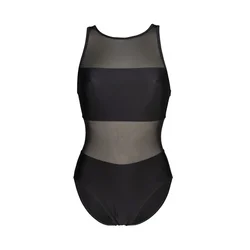 ARENA Enodelne kopalke MESH PANEL VENT BACK črna