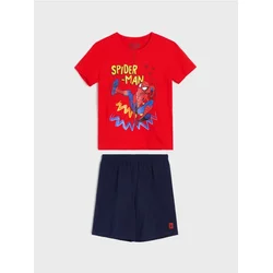 Sinsay - Dvodijelna pamučna pidžama Spider-Man - crvena