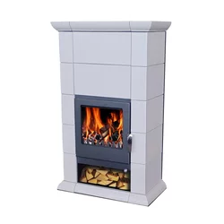 Domofire Lončena peč Lugano 8 kW cirkon