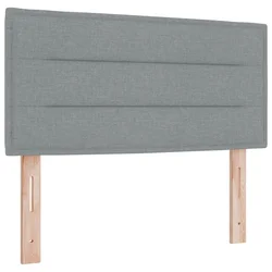 Uzglavlje Svijetlo siva 90 cm tkanina