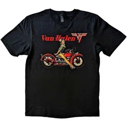 Van Halen Pin-up Motorcycle Black L Majica
