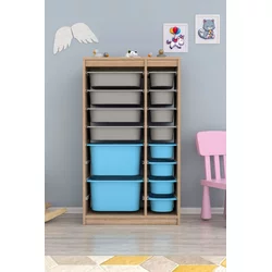 HANAH HOME Višenamenska polica Montana Xs 2D4N8U Sonomo Grey Blue