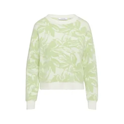 comma casual identity Pulover  pastelno zelena / bela