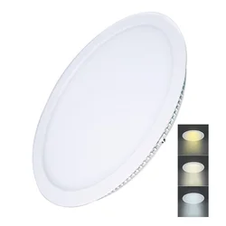 Solight WD144 - LED ugradno stropno svetlo 24W/230V 3000/4000/6000K prečnik 30 cm belo