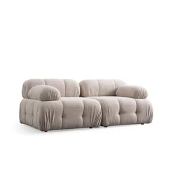 Atelier del Sofa Dvosed Petite 2, 190 x 95 x 75 cm, Krem