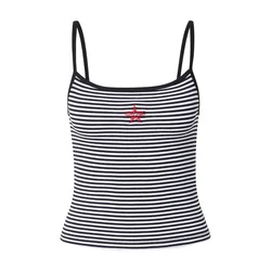 GUESS JEANS Top rdeča/črna/bela