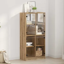 Highboard Umjetnički hrast 68 x 37 x 142 cm Konstruirano drvo