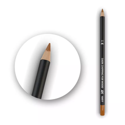 Watercolor Pencil Dark Chipping for wood