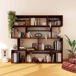 Hanah Home Polica za knjige CPT6007-200200x200x30 cm, Braon