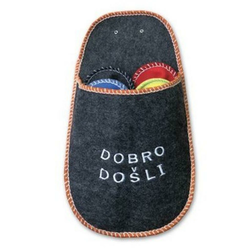 SET PAPUČA ZA GOSTE višebojna