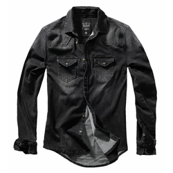 Moška srajca BRANDIT - Riley - Denims - 4020-črna