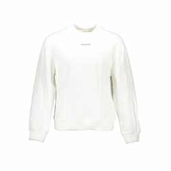 CALVIN KLEIN SWEATSHIRT WITHOUT ZIP MAN WHITE