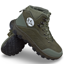 Air Star Muške duboke cipele Army 014245, Maslinaste