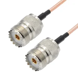 shumee Pigtail UHF vtičnica/UHF vtičnica RG316 20 cm