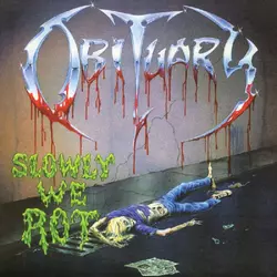 Obituary - Slowly We Rot (Reissue) (Expanded/Limited Edition) (Blue/Blood Splatter Coloured) (LP)