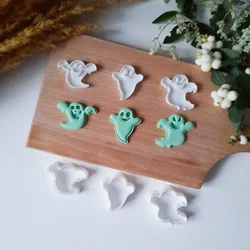KREATIVNI SLATKIŠI Set modli za kolače Duhovi, 10 cm, 3 komada, Beli
