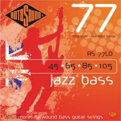 ROTOSOUND žice za bas gitaru 045/105 LONG SCALE JAZZ BASS - RS77LD