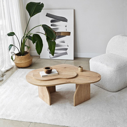 HANAH HOME Sto za dnevnu sobu Melted Sapphire Oak