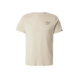 ALPHA INDUSTRIES Majica bež/siva/zelena/črna