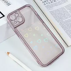 Maska za telefon Heart IMD za iPhone 14 Plus 6.7 roze