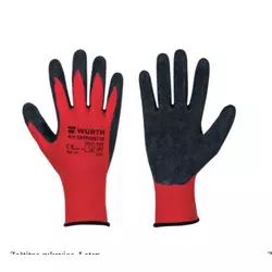 RUKAVICAWURTH RED LATEX 10