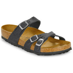 Birkenstock Natikače Franca LEOI Black Crna