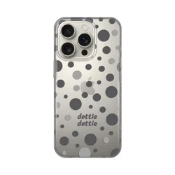 Torbica Silikonska Print Skin za iPhone 16 Pro 6.3 Dottie Dottie Gray