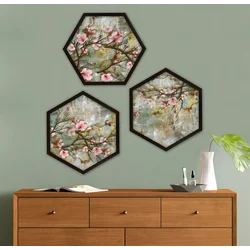 Wallity Uramljena slika 6GEN160121, 35x35 cm, 3 dela