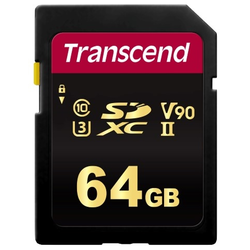 SDXC TRANSCEND 64GB 700S, 285/180MB/s, MLC, C10, UHS-I Speed Class 3 (U3), V90