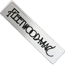 Fleetwood Mac Text Logo Našitek za šivanje 11,5 x 2,8 cm