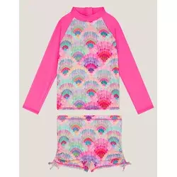 Monsoon Children Kupaći kostim za devojčice, Dvodelni, Roze