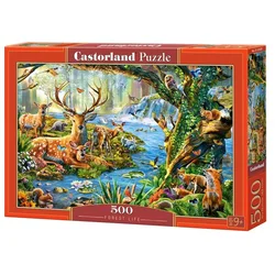 Castorland Puzzle Življenje v gozdu 500 kosov