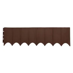 eoshop VRTNE robnike OGRAJA rjav 5,9x0,16m