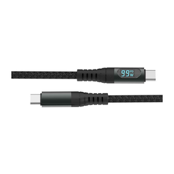 USB-C kabl sa LED displejom 100W 1 m