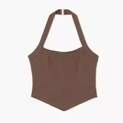 Cropp - Top - braon