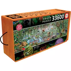 EDUCA puzzle Genuine Wildlife (od 11 leta), 33600 delov