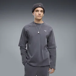 PUMA Select Essentials Double Layer Tee Men, Men, Inky Depths, L