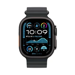 Apple Watch Ultra 2 GPS + Cellular 49mm Black Titanium Case with Black Ocean Band