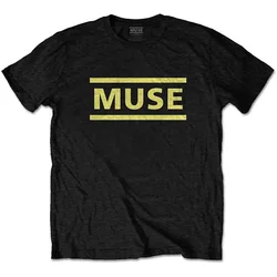 Muse Yellow Logo Black XL Majica